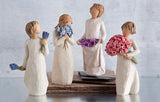 ABUNDANCE FIGURE SCULPTURE HAND PAINTING WILLOW TREE BY SUSAN LORDI