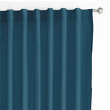 CATANIA DEEP BLUE BLACKOUT CURTAINS WINDOWS PANELS LONG 2 PCS