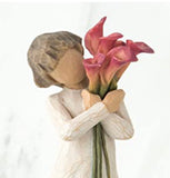 BLOOM FIGURE SCULPTURE HAND PAINTING WILLOW TREE BY SUSAN LORDI