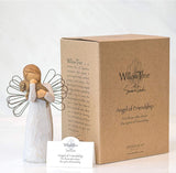 ANGEL OF FRIENDSHIP FIGURE SCULPTURE HAND PAINTING WILLOW TREE BY SUSAN LORDI