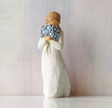 FORGET-ME-NOT FIGURE SCULPTURE HAND PAINTING WILLOW TREE BY SUSAN LORDI