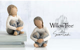 SPIRITED CHILD FIGURE SCULPTURE HAND PAINTING WILLOW TREE BY SUSAN LORDI