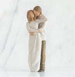 TOGETHER FIGURE SCULPTURE HAND PAINTING WILLOW TREE BY SUSAN LORDI