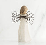 ANGEL OF THE GARDEN FIGURE SCULPTURE HAND PAINTING WILLOW TREE BY SUSAN LORDI