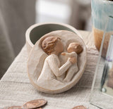 GRANDMOTHER KEEPSAKE BOX FIGURE SCULPTURE HAND PAINTING WILLOW TREE BY SUSAN LORDI