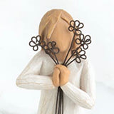 FRIENDSHIP FIGURE SCULPTURE HAND PAINTING WILLOW TREE BY SUSAN LORDI