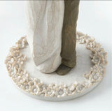 TOGETHER CAKE TOPPER FIGURE SCULPTURE HAND PAINTING WILLOW TREE BY SUSAN LORDI