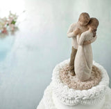 PROMISE CAKE TOPPER FIGURE SCULPTURE HAND PAINTING WILLOW TREE BY SUSAN LORDI
