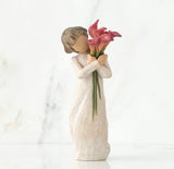 BLOOM FIGURE SCULPTURE HAND PAINTING WILLOW TREE BY SUSAN LORDI
