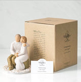 ANNIVERSARY CAKE TOPPER FIGURE SCULPTURE HAND PAINTING WILLOW TREE BY SUSAN LORDI