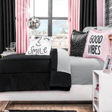 LOVE MANDALA TEENS KIDS GIRLS REVERSIBLE COMFORTER SET 3 PCS TWIN SIZE 100% MICROFIBER