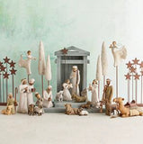 THE TREE WISEMEN FIGURE SCULPTURE HAND PAINTING WILLOW TREE BY SUSAN LORDI
