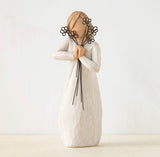 FRIENDSHIP FIGURE SCULPTURE HAND PAINTING WILLOW TREE BY SUSAN LORDI