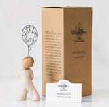 BIRTHDAY BOY FIGURE SCULPTURE HAND PAINTING WILLOW TREE BY SUSAN LORDI