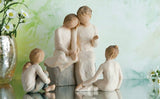 SPIRITED CHILD FIGURE SCULPTURE HAND PAINTING WILLOW TREE BY SUSAN LORDI
