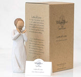 LOST OF LOVE FIGURE SCULPTURE HAND PAINTING WILLOW TREE BY SUSAN LORDI