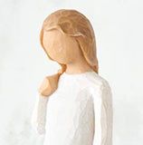 REMEMBER FIGURE SCULPTURE HAND PAINTING WILLOW TREE BY SUSAN LORDI