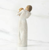 ADORABLE YOU GOLDEN DOG FIGURE SCULPTURE HAND PAINTING WILLOW TREE BY SUSAN LORDI