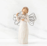 JUST FOR YOU ANGEL FIGURE SCULPTURE HAND PAINTING WILLOW TREE BY SUSAN LORDI