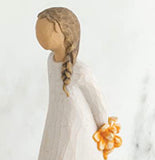FOR YOU FIGURE SCULPTURE HAND PAINTING WILLOW TREE BY SUSAN LORDI
