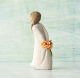 FOR YOU FIGURE SCULPTURE HAND PAINTING WILLOW TREE BY SUSAN LORDI