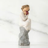 ALWAYS FIGURE SCULPTURE HAND PAINTING WILLOW TREE BY SUSAN LORDI