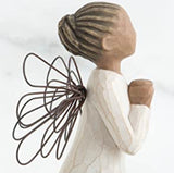 ANGEL OF THE SPIRIT FIGURE SCULPTURE HAND PAINTING WILLOW TREE BY SUSAN LORDI