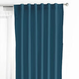 CATANIA DEEP BLUE BLACKOUT CURTAINS WINDOWS PANELS LONG 2 PCS