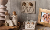 FRIENDSHIP PLAQUE FIGURE SCULPTURE HAND PAINTING WILLOW TREE BY SUSAN LORDI