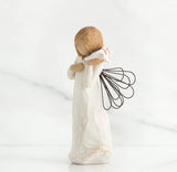 THINKING OF YOU ANGEL FIGURE SCULPTURE HAND PAINTING WILLOW TREE BY SUSAN LORDI
