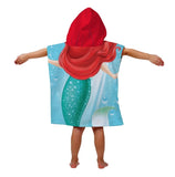LITTLE MERMAID DISNEY ORIGINAL LICENSED BEACH HOODED TOWEL SUPER SOFT (23.6”x47.2”)