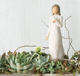 THE SYMPATHY FIGURE SCULPTURE HAND PAINTING WILLOW TREE BY SUSAN LORDI
