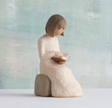 WISDOM FIGURE SCULPTURE HAND PAINTING WILLOW TREE BY SUSAN LORDI