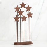 METAL STAR BACKDROP FIGURE SCULPTURE HAND PAINTING WILLOW TREE BY SUSAN LORDI