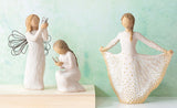 ANGEL OF FREEDOM FIGURE SCULPTURE HAND PAINTING WILLOW TREE BY SUSAN LORDI