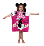 MINNIE MOUSE DISNEY ORIGINAL LICENSED BEACH HOODED TOWEL SUPER SOFT (23.6”x47.2”)