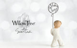 BIRTHDAY BOY FIGURE SCULPTURE HAND PAINTING WILLOW TREE BY SUSAN LORDI