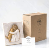 TRUE PLAQUE FIGURE SCULPTURE HAND PAINTING WILLOW TREE BY SUSAN LORDI