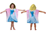 PRINCESS CINDERELLA DISNEY ORIGINAL LICENSED BEACH HOODED TOWEL SUPER SOFT (23.6”x47.2”)