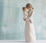 TENDERNESS FIGURE SCULPTURE HAND PAINTING WILLOW TREE BY SUSAN LORDI