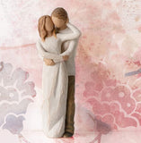 TOGETHER FIGURE SCULPTURE HAND PAINTING WILLOW TREE BY SUSAN LORDI