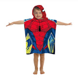 SPIDERMAN MARVEL ORIGINAL LICENSED BEACH HOODED TOWEL SUPER SOFT (23.6”x47.2”)