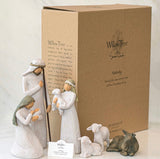 NATIVITY SET 6 PCS FIGURE SCULPTURE HAND PAINTING WILLOW TREE BY SUSAN LORDI