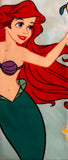 LITTLE MERMAID DISNEY ORIGINAL LICENSED BEACH TOWEL SUPER SOFT (27”x54”)
