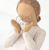 LOST OF LOVE FIGURE SCULPTURE HAND PAINTING WILLOW TREE BY SUSAN LORDI