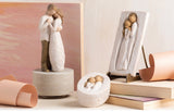 PROMISE MUSICAL BOX FIGURE SCULPTURE HAND PAINTING WILLOW TREE BY SUSAN LORDI