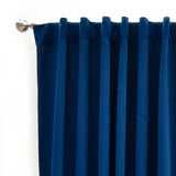 CATANIA NAVY BLUE BLACKOUT CURTAINS WINDOWS PANELS LONG 2 PCS