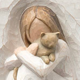 COMFORT PLAQUE FIGURE SCULPTURE HAND PAINTING WILLOW TREE BY SUSAN LORDI