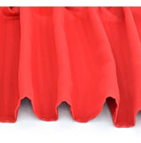 CATANIA RED BLACKOUT CURTAINS WINDOWS PANELS SHORT 2 PCS
