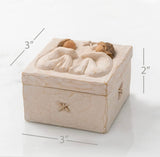 FRIENDSHIP KEEPSAKE BOX FIGURE SCULPTURE HAND PAINTING WILLOW TREE BY SUSAN LORDI